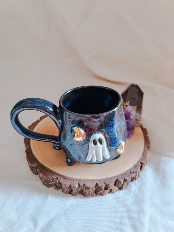 Caneca Fantasminha Branco Lunar - Imagem 2