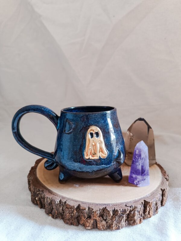 Caneca Fantasminha Dourado Lunar - Imagem 4