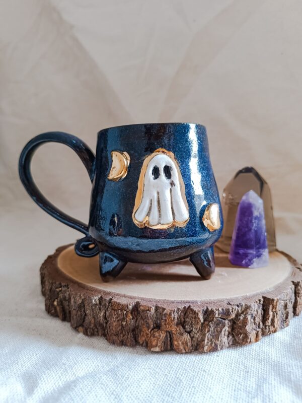 Caneca Fantasminha Branco Lunar - Imagem 2