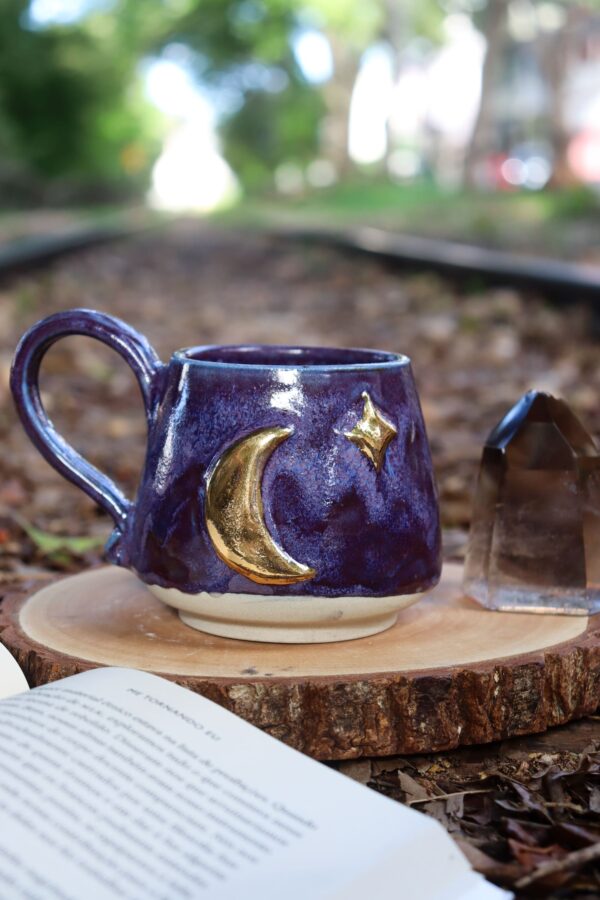 Caneca Noite Estralada roxa - Imagem 7