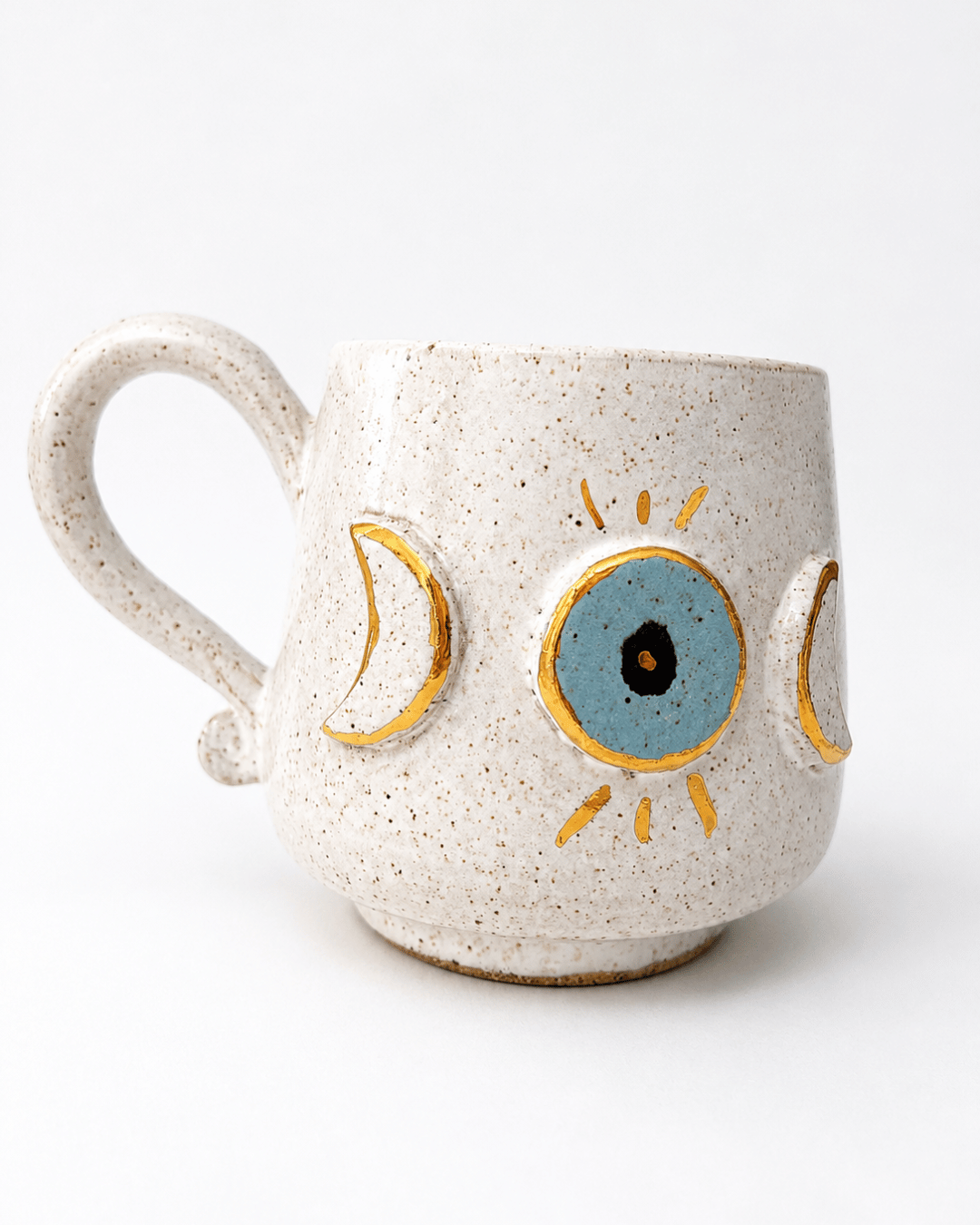 caneca de ceramica olho grego