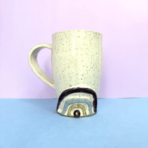 caneca de ceramica olho grego
